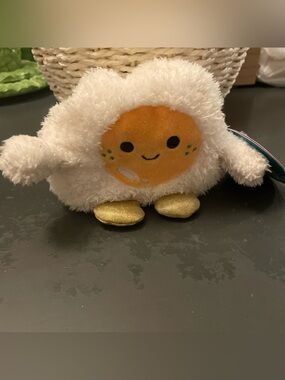Bum Bumz Plush Sunny Egg Character - White & Gold